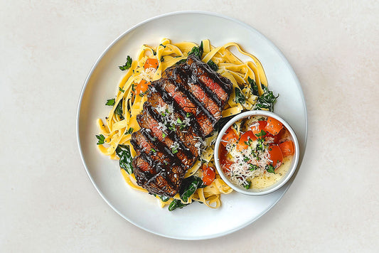 Balsamic Steak & Fettuccine