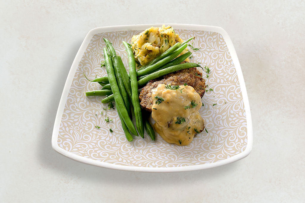 Meatloaf 'n' Cheddar Potato Smash