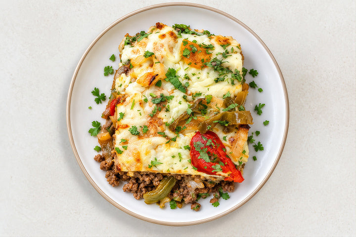 Green Chili Beef Enchiladas